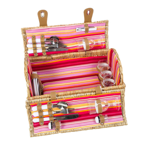 Yuppie Gift Baskets Fiesta Picnic Basket (5 Persons)