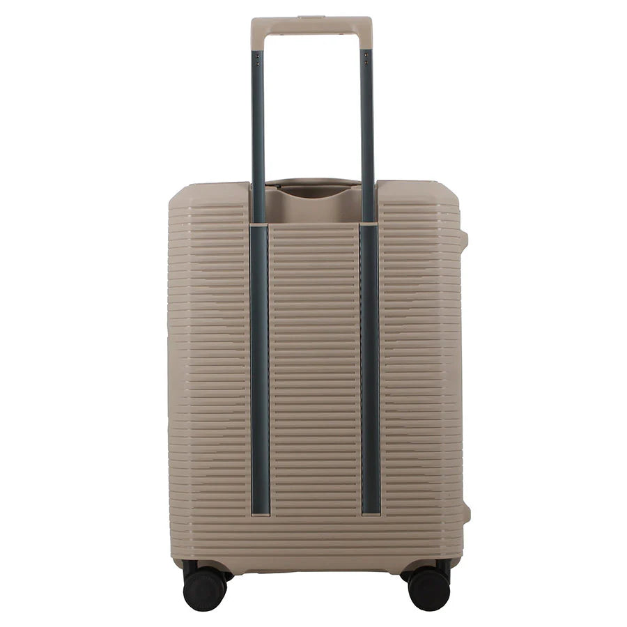 Pierre Cardin Cannes 55cm Cabin Clip Case Spinner | Beige