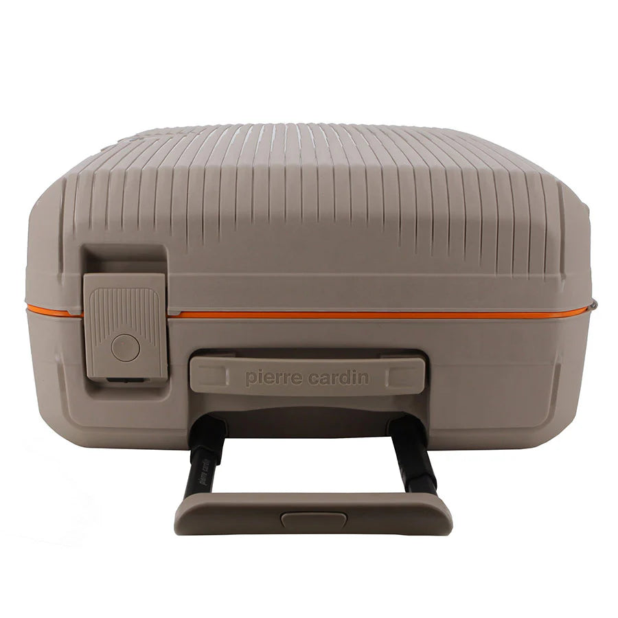 Pierre Cardin Cannes 55cm Cabin Clip Case Spinner | Beige