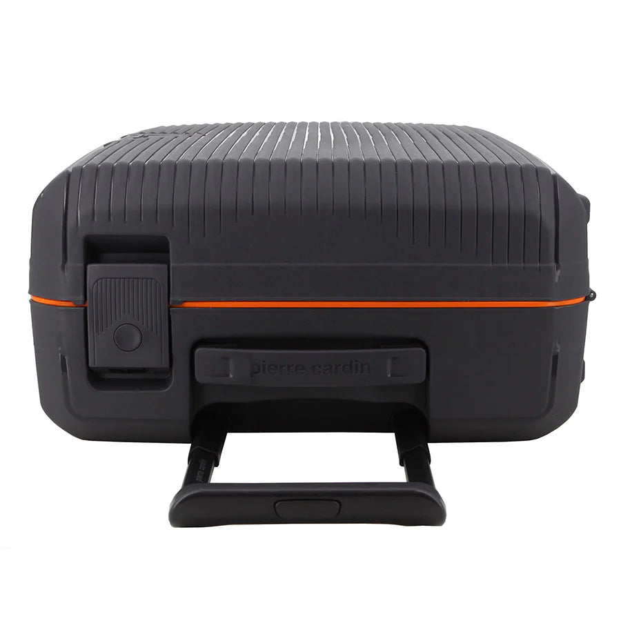 Pierre Cardin Cannes 55cm Cabin Clip Case Spinner | Charcoal