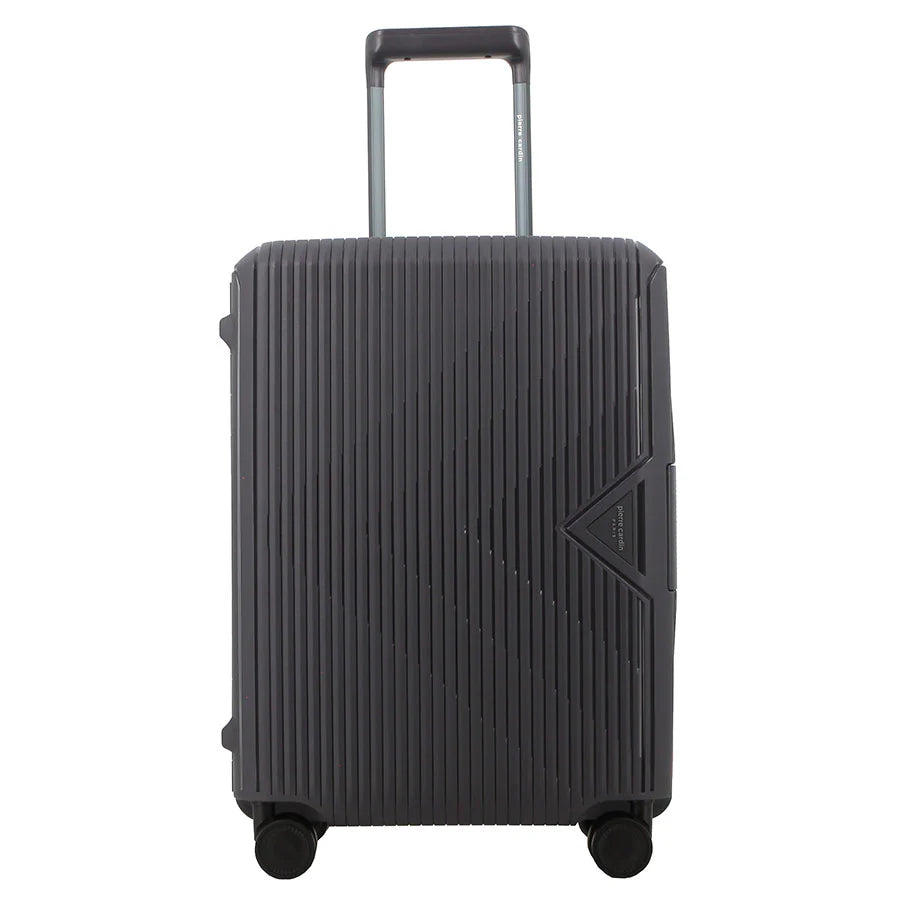Pierre Cardin Cannes 55cm Cabin Clip Case Spinner | Charcoal
