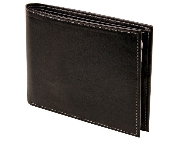 Adpel Synthetic Leather Wallet With RFID & Coin Purse | Black - KaryKase