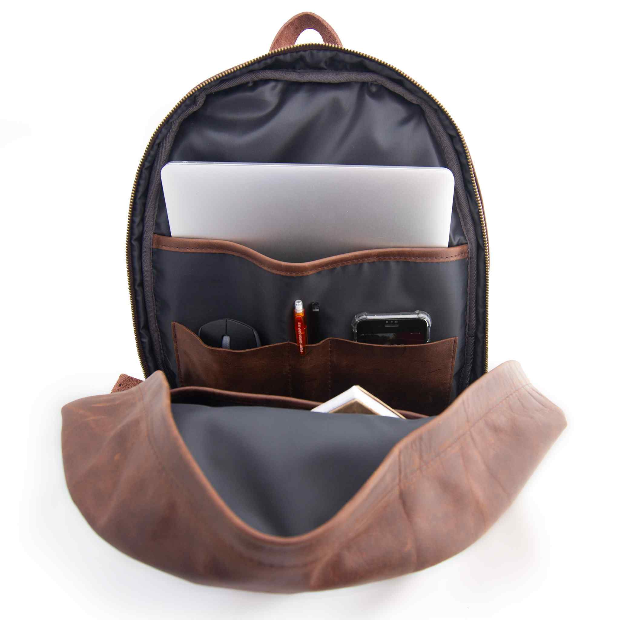 Bark And Mill Classic Daypack | Chocolate - KaryKase