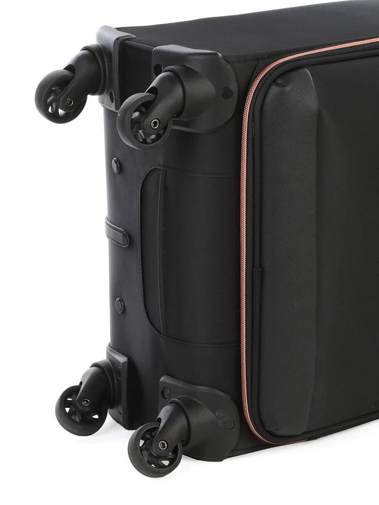 Cellini Allure 4 Wheel Carry On Trolley | Black - KaryKase