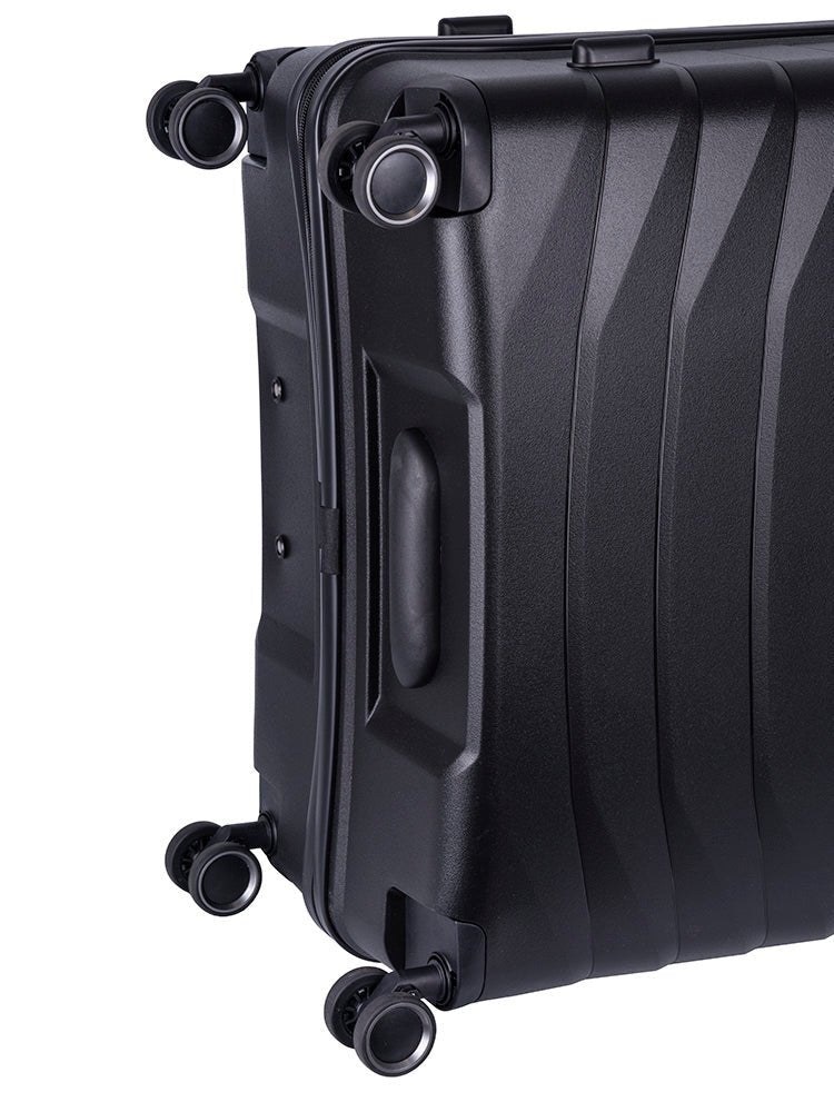 Cellini Grande Large 4 Wheel Trolley Case | Black - KaryKase