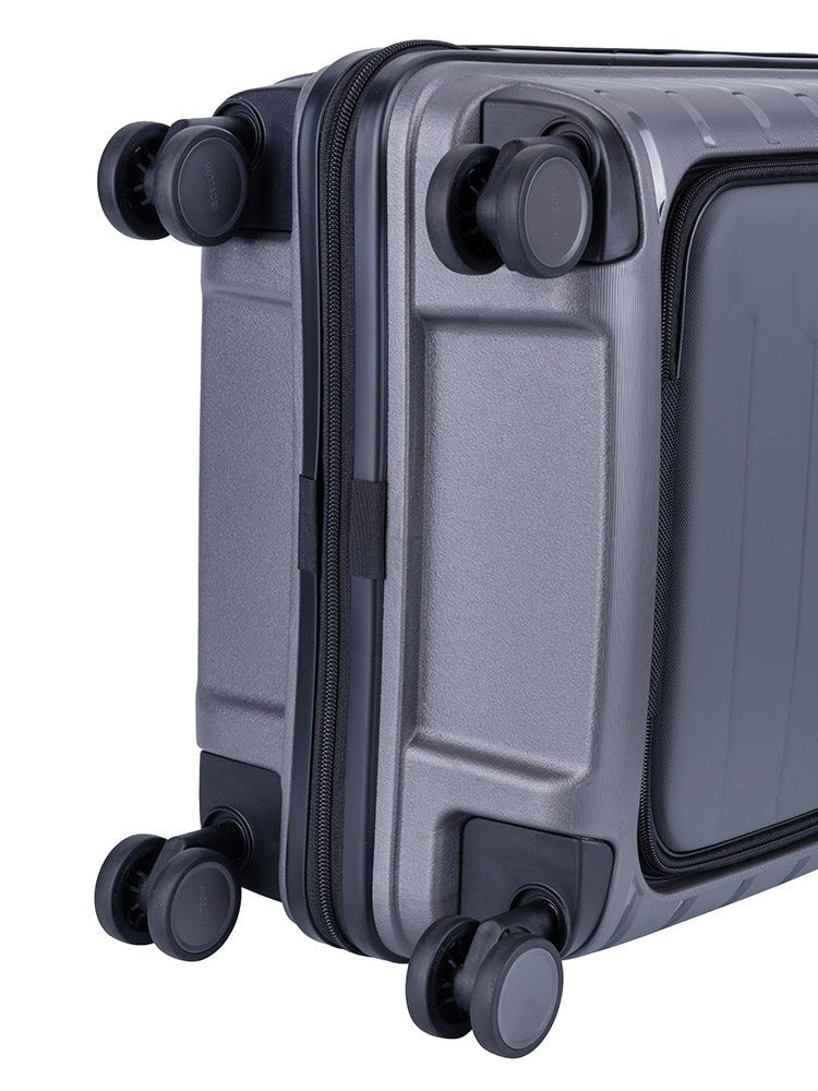 Cellini Microlite Trolley Carry On Business Trolley | Charcoal - KaryKase