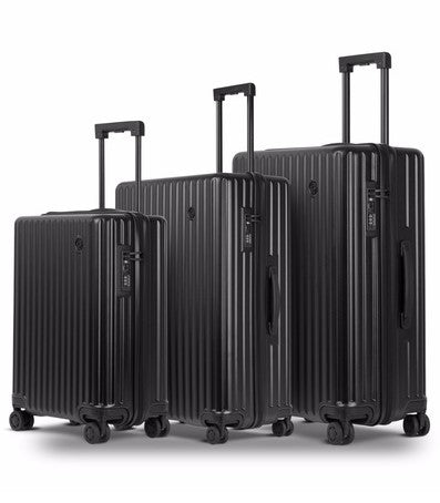 Conwood Vector Glider Luggage Set | Black - KaryKase