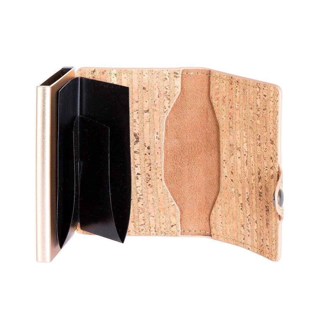 EaziCard RFID Cork 1 Wallet | Gold - KaryKase