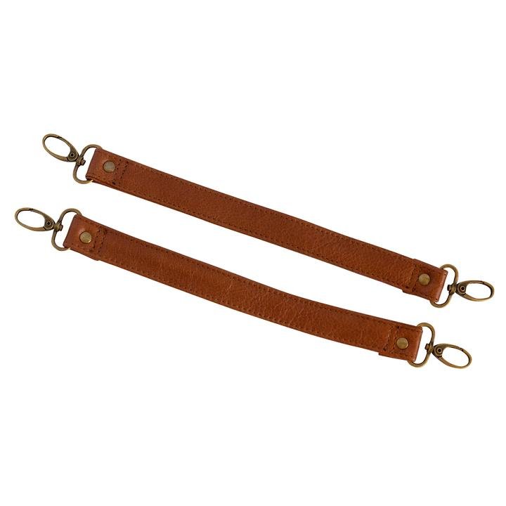 Mally Leather Stroller Straps | Saddle - KaryKase