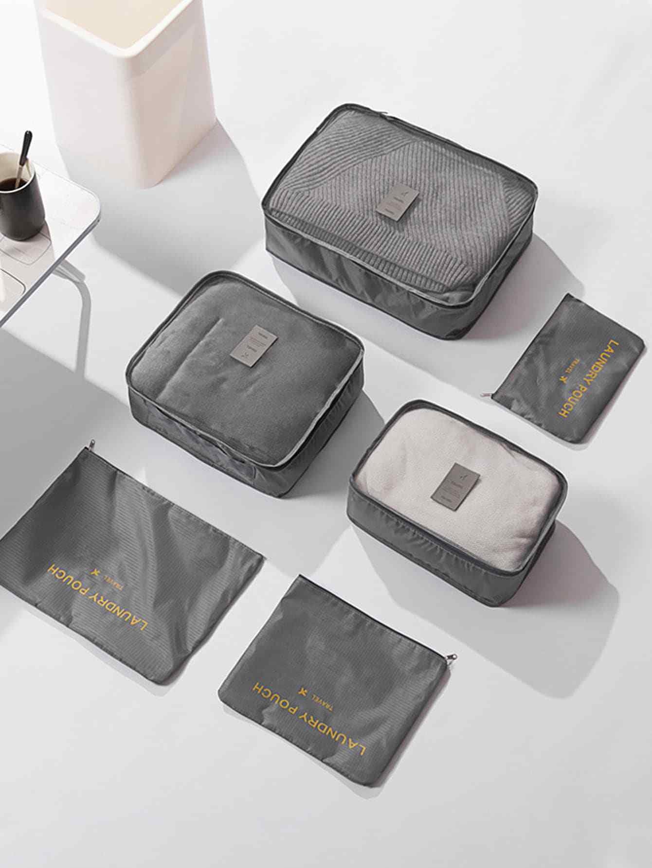 Pierre Cardin 6 Piece Travel Organiser/Packing Cubes - KaryKase