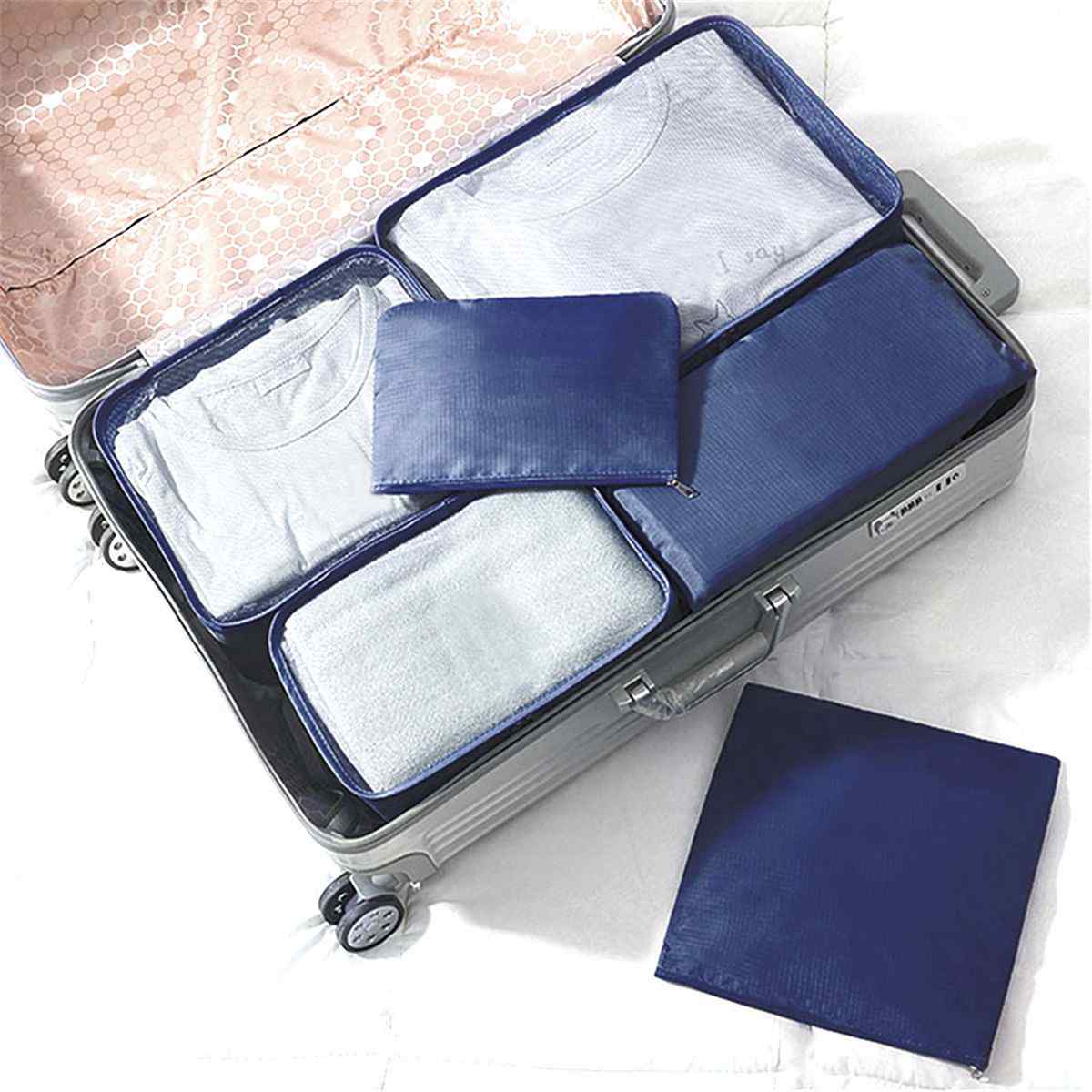 Pierre Cardin 6 Piece Travel Organiser/Packing Cubes - KaryKase