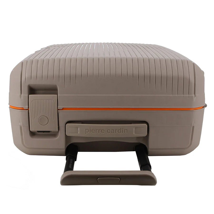Pierre Cardin Cannes 55cm Cabin Clip Case Spinner | Beige - KaryKase