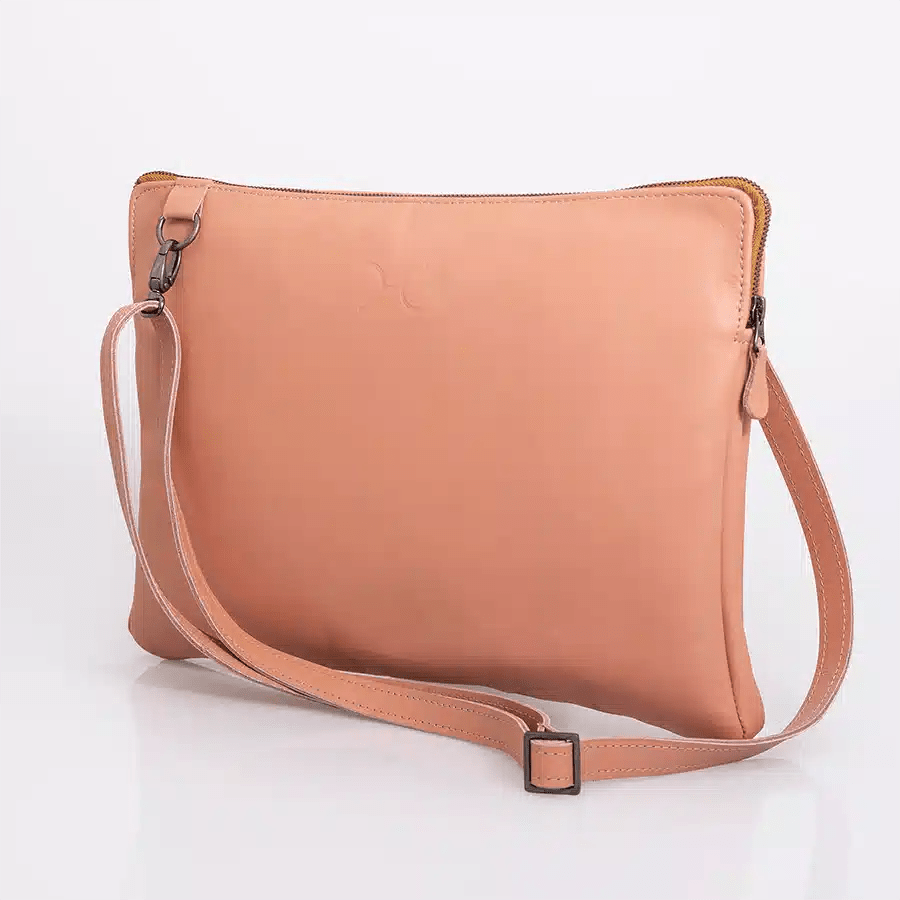 Thandana 15" Leather Laptop Sling Bag - KaryKase