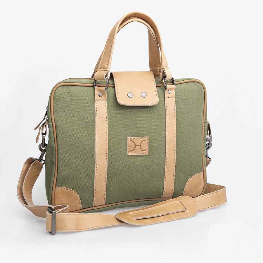 Thandana 15" Wax Canvas Laptop Bag - KaryKase