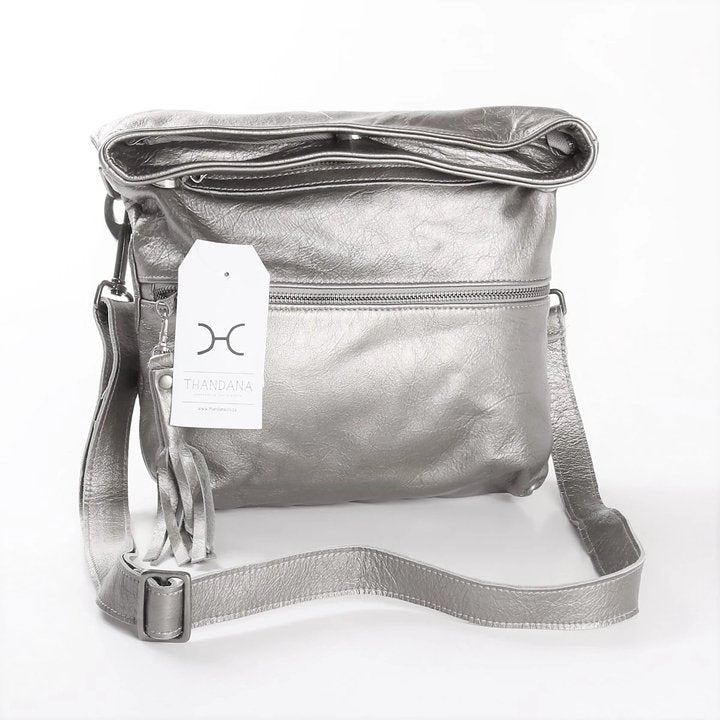 Thandana Erica Metallic Leather Handbag - KaryKase