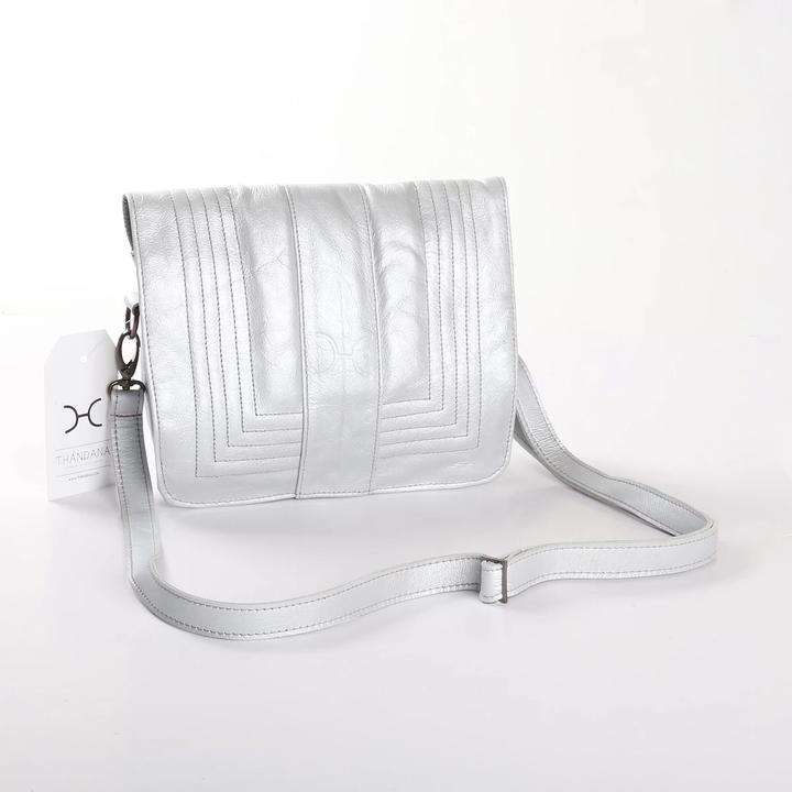Thandana Katie Metallic Leather Sling Clutch - KaryKase