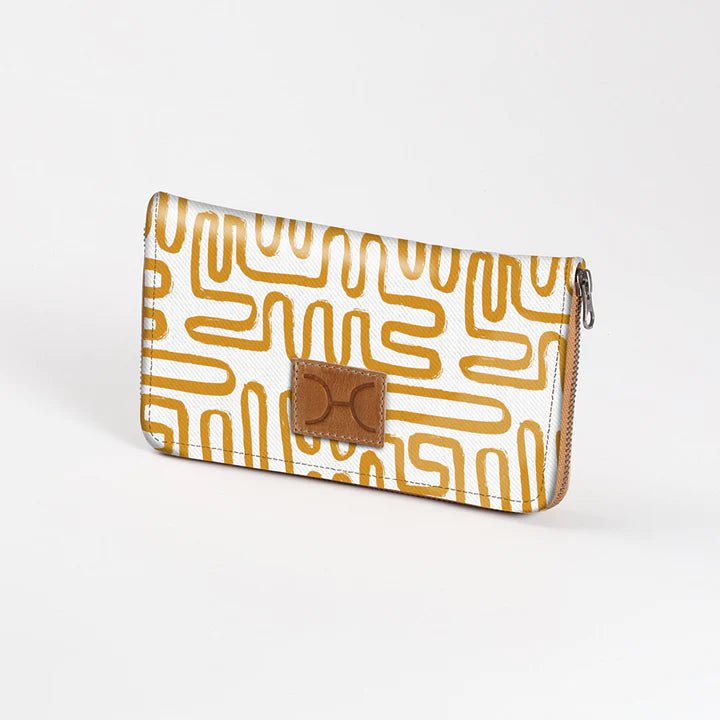 Thandana Ladies Laminated Large Fabric Purse - KaryKase