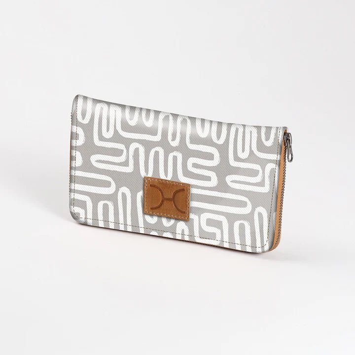 Thandana Ladies Laminated Large Fabric Purse - KaryKase