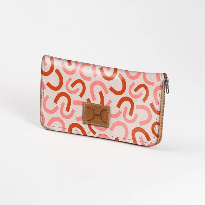 Thandana Ladies Laminated Large Fabric Purse - KaryKase