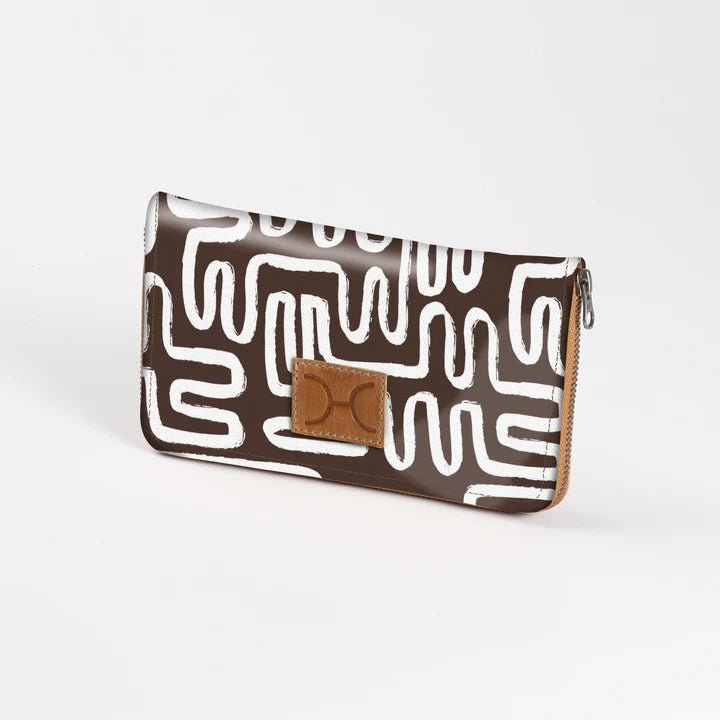 Thandana Ladies Laminated Large Fabric Purse - KaryKase
