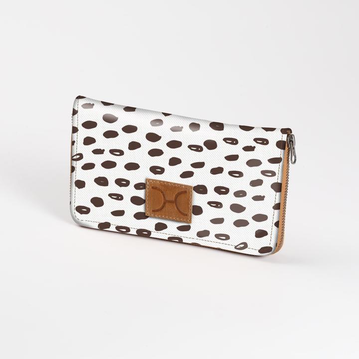 Thandana Ladies Laminated Large Fabric Purse - KaryKase