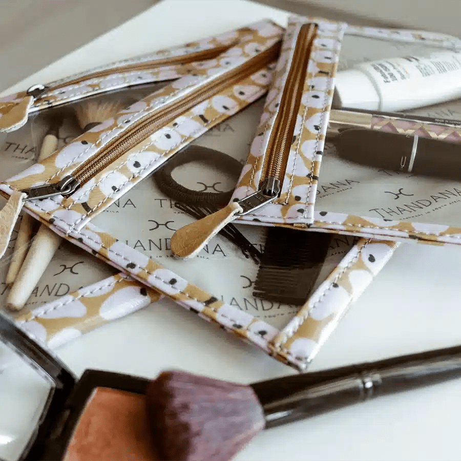 Thandana Laminated Fabric 3in1 Accessory Pouches - KaryKase