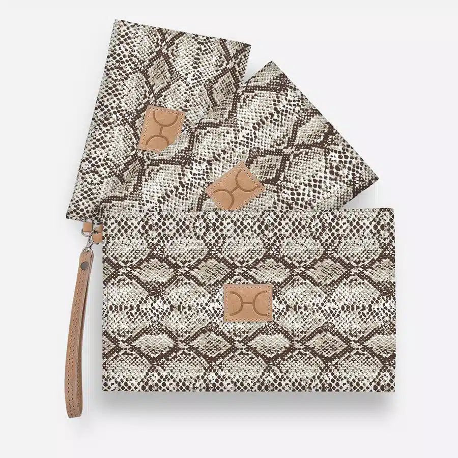 Thandana Laminated Fabric 3in1 Accessory Pouches - KaryKase