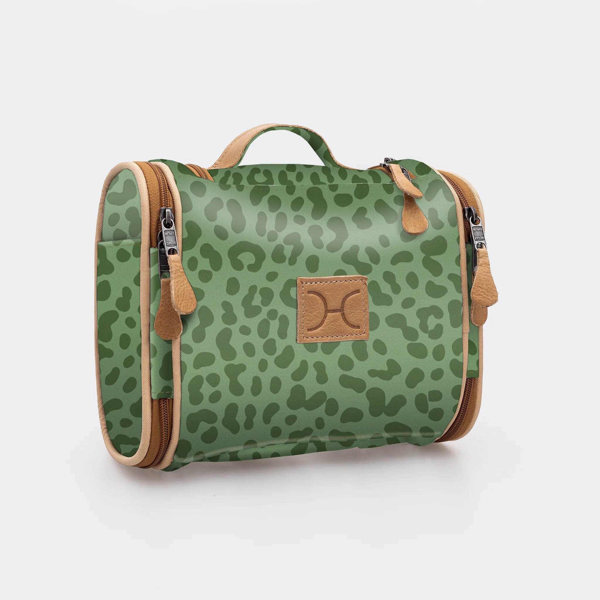 Thandana Laminated Fabric Compact Travel Vanity Bag - KaryKase