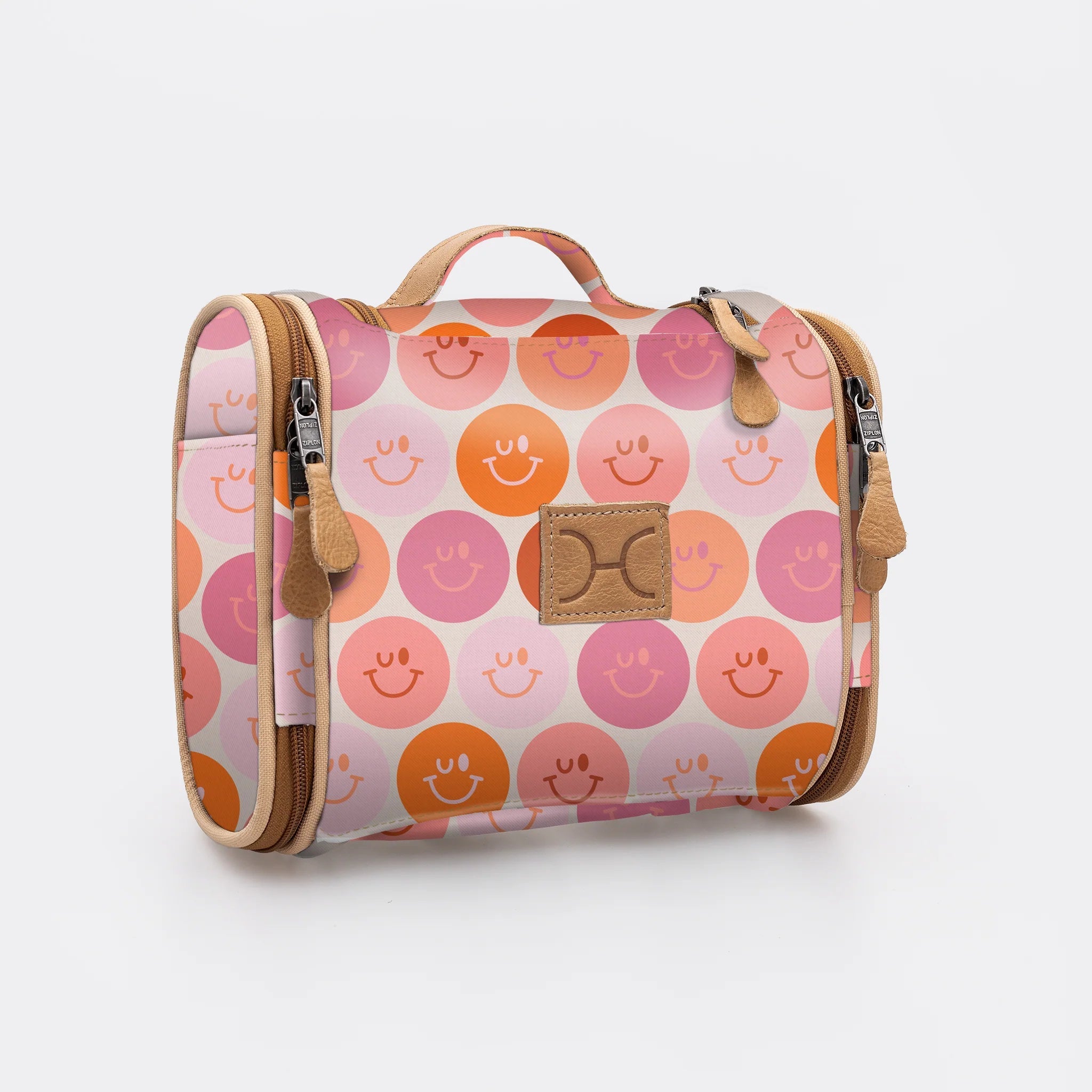Thandana Laminated Fabric Compact Travel Vanity Bag - KaryKase