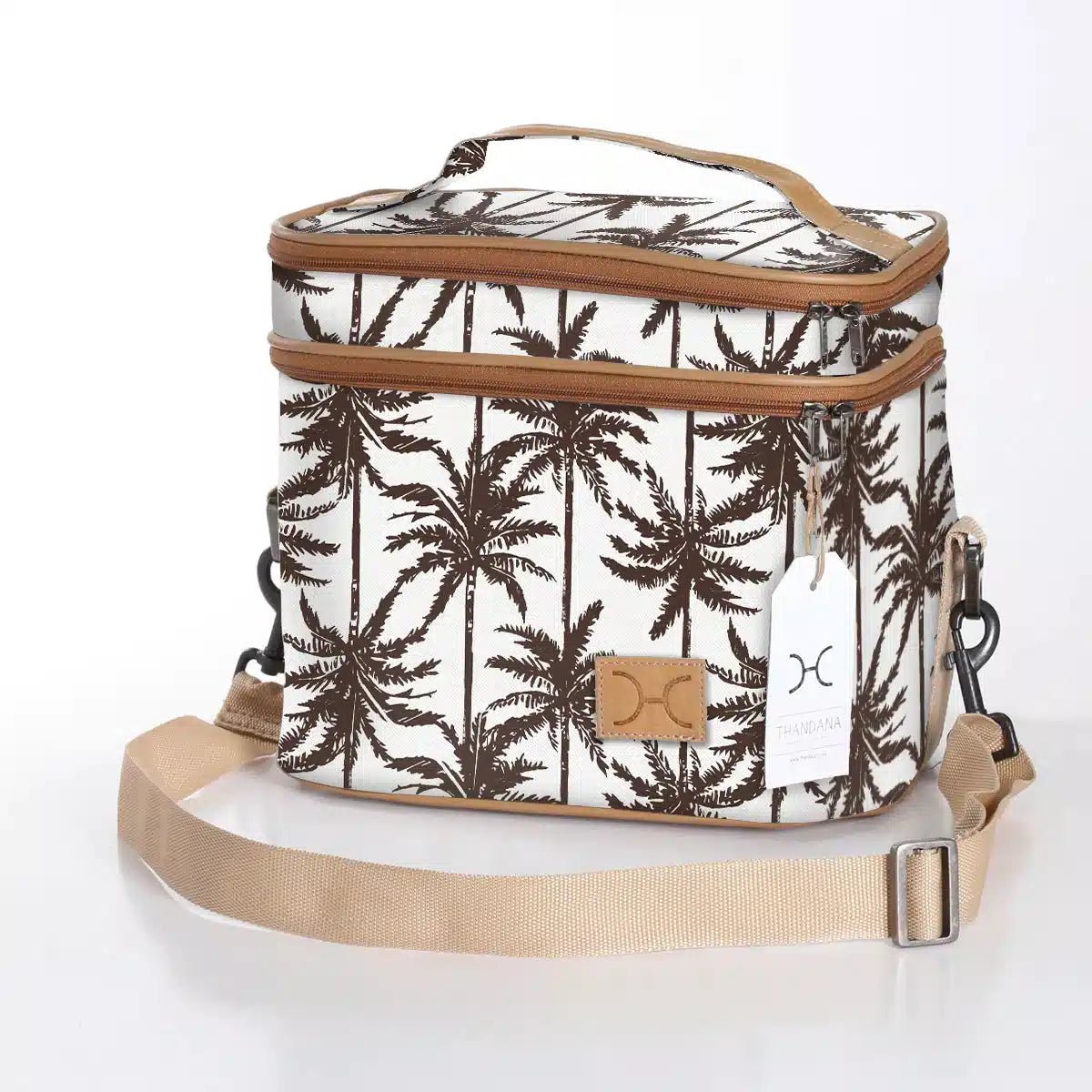 Thandana Laminated Fabric Double Decker Cooler Bag - KaryKase
