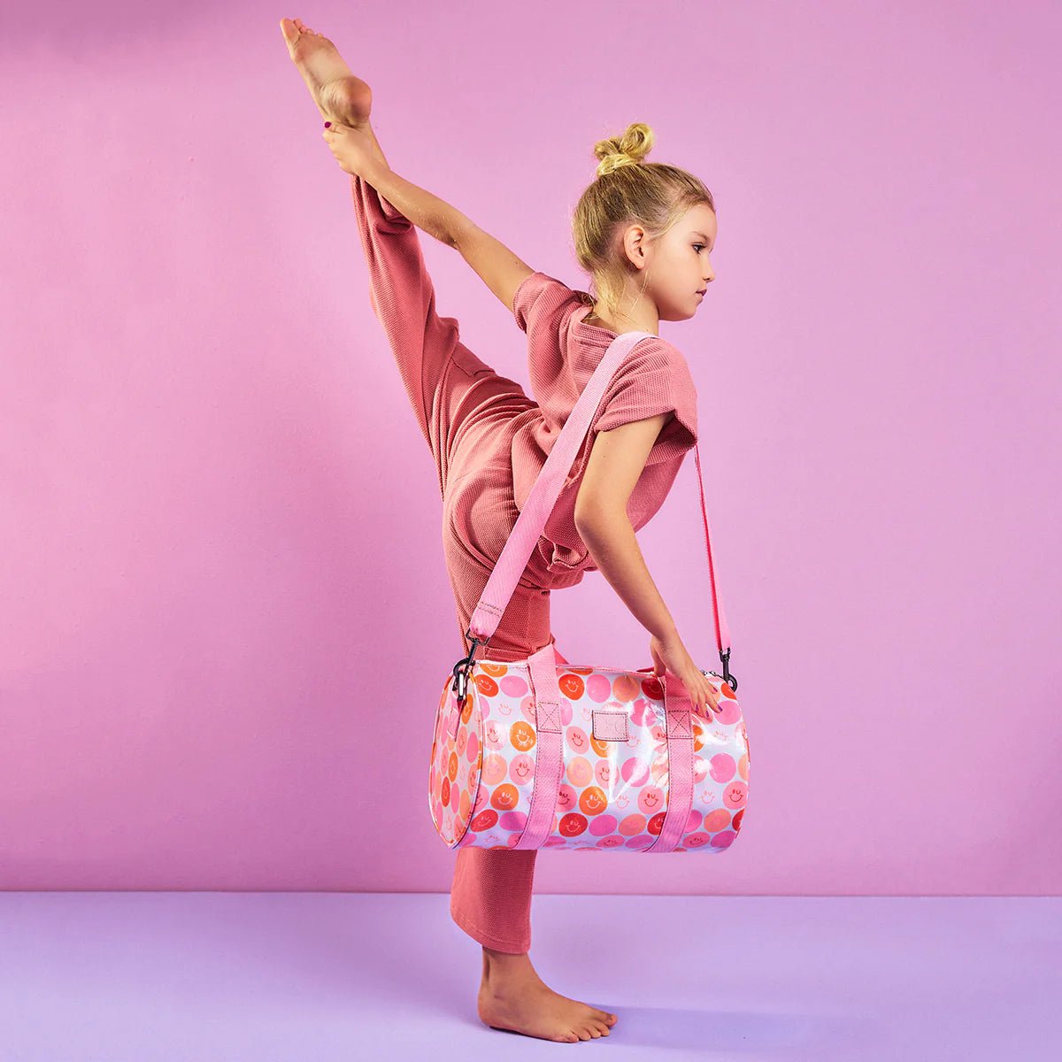 Thandana Laminated Fabric Kid's Sports Gym Bag - KaryKase