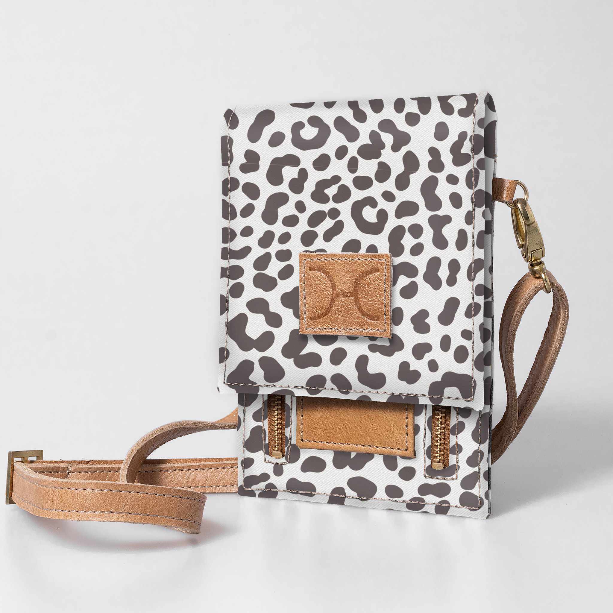 Thandana Laminated Fabric Urban Cellphone Sling - KaryKase