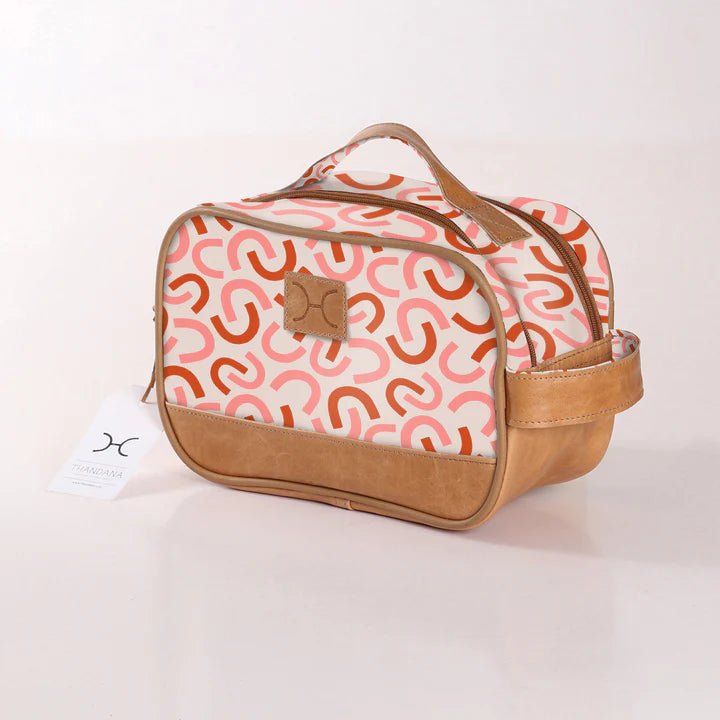 Thandana Laminated Fabric Vanity Bag - KaryKase