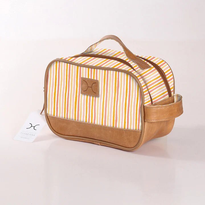 Thandana Laminated Fabric Vanity Bag - KaryKase
