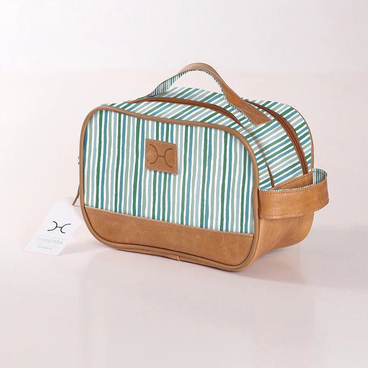Thandana Laminated Fabric Vanity Bag - KaryKase