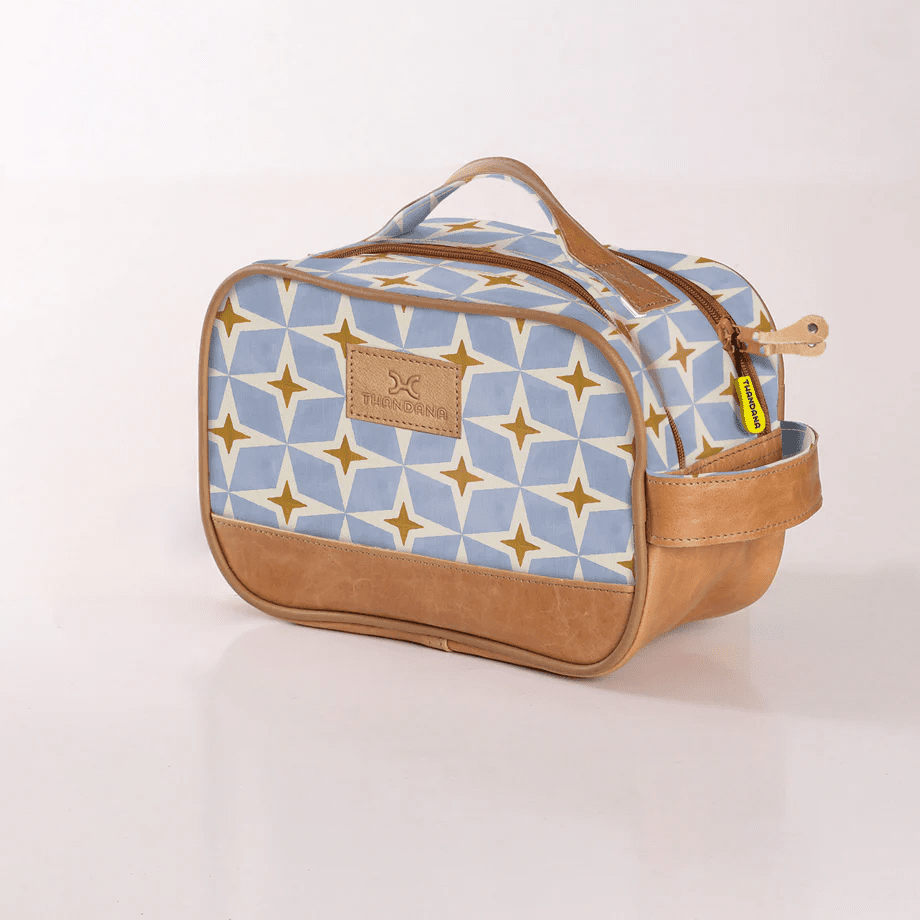 Thandana Laminated Fabric Vanity Bag - KaryKase