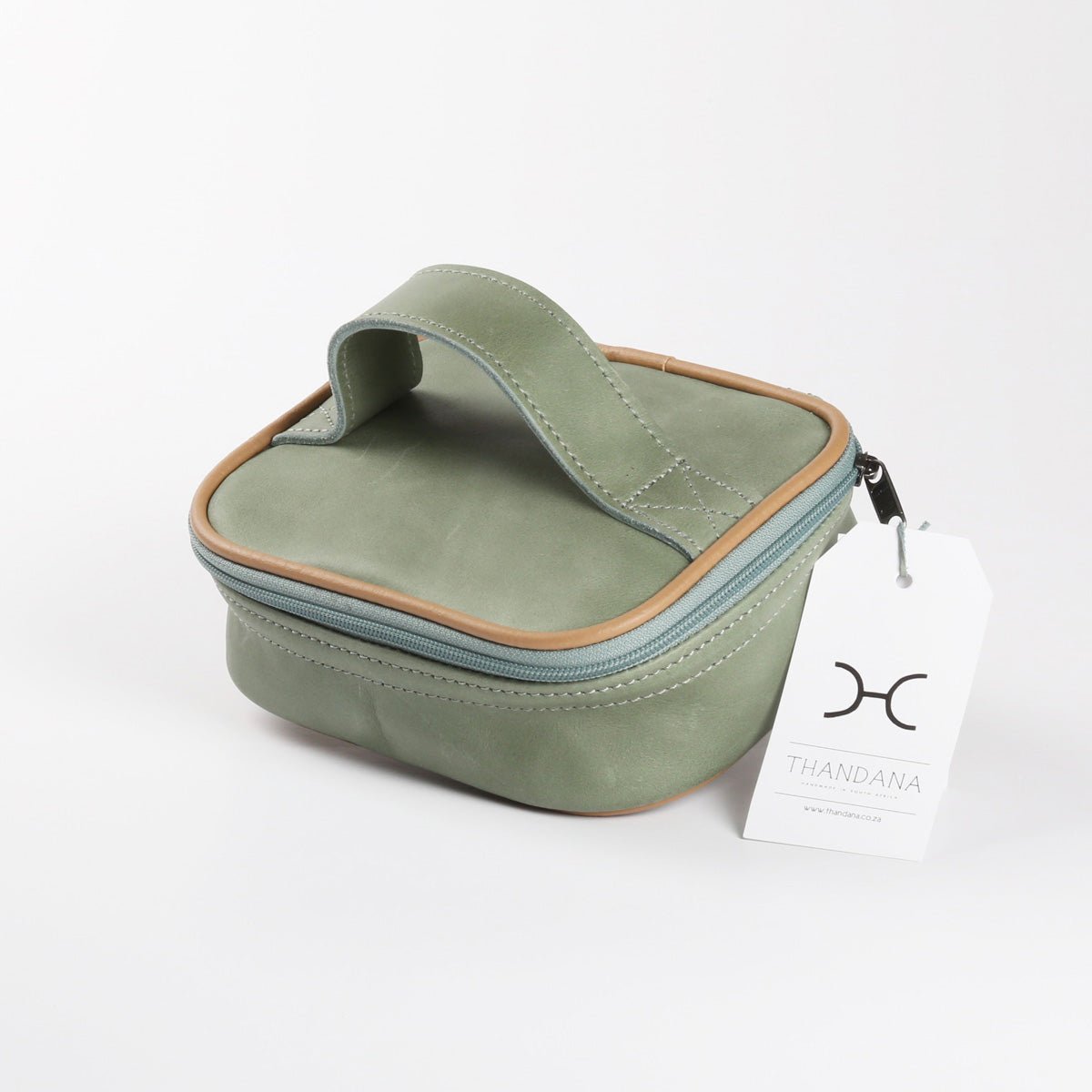 Thandana Leather Single Toiletry Case - KaryKase
