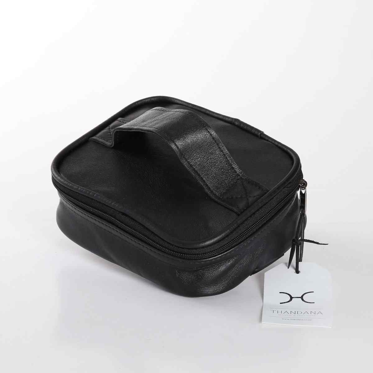 Thandana Leather Single Toiletry Case - KaryKase