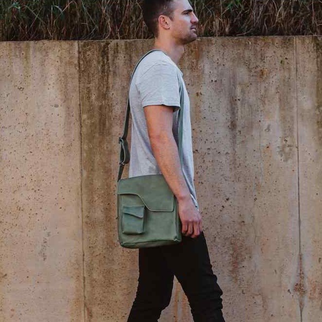 Thandana Leather Tablet Sling Bag - KaryKase