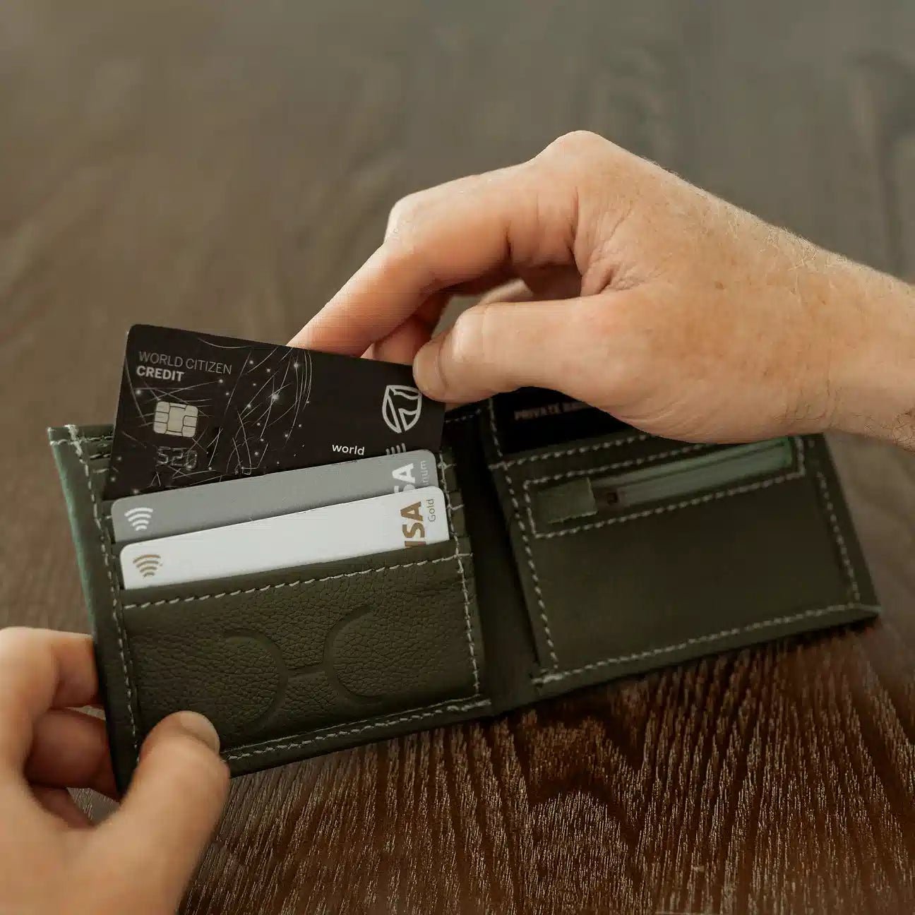 Thandana Mens Leather Wallet - KaryKase