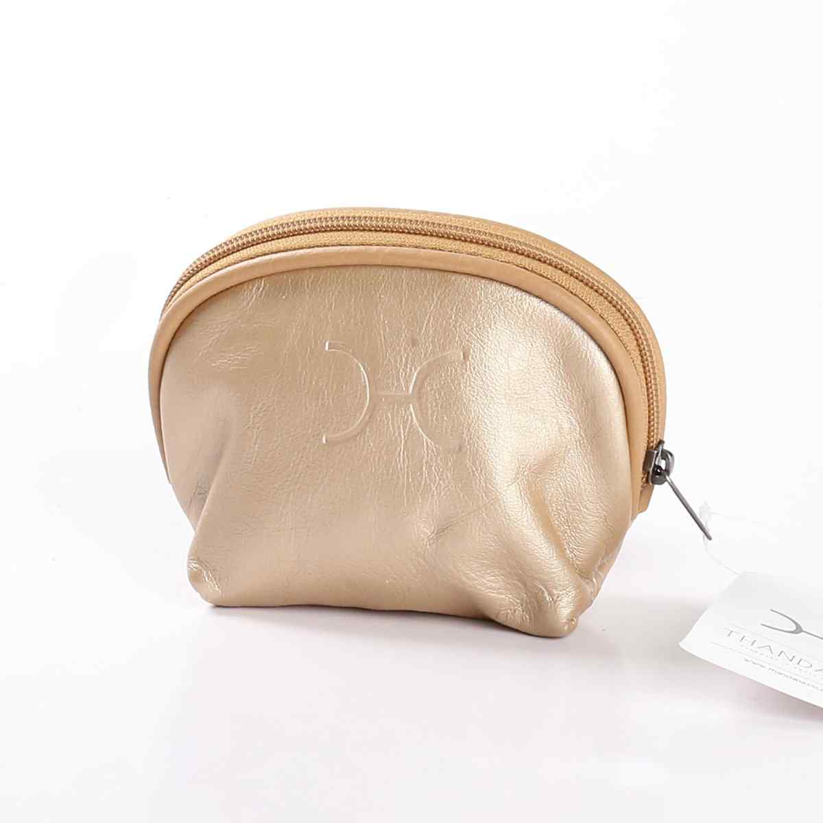 Thandana Metallic Leather Makeup Pouch - KaryKase