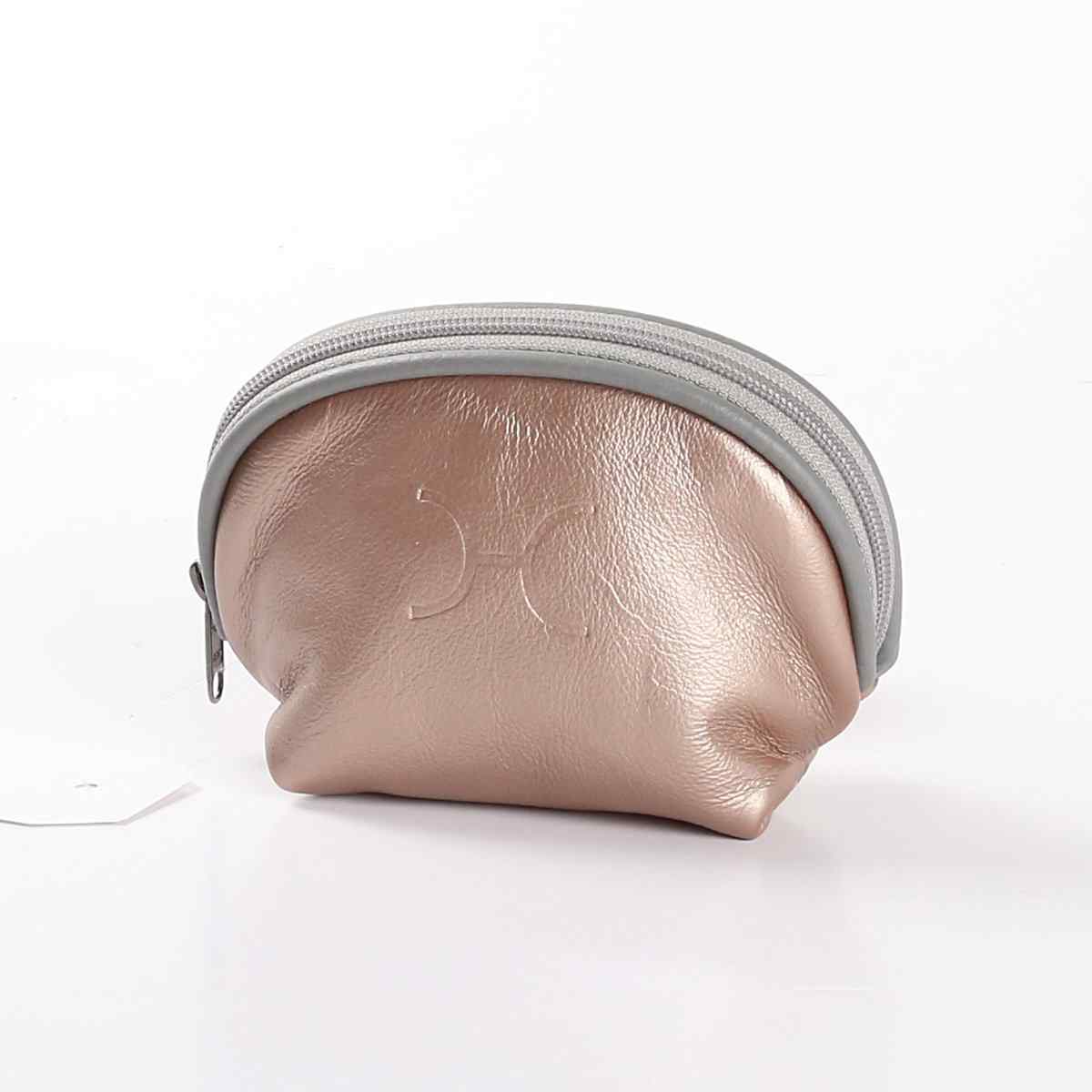 Thandana Metallic Leather Makeup Pouch - KaryKase