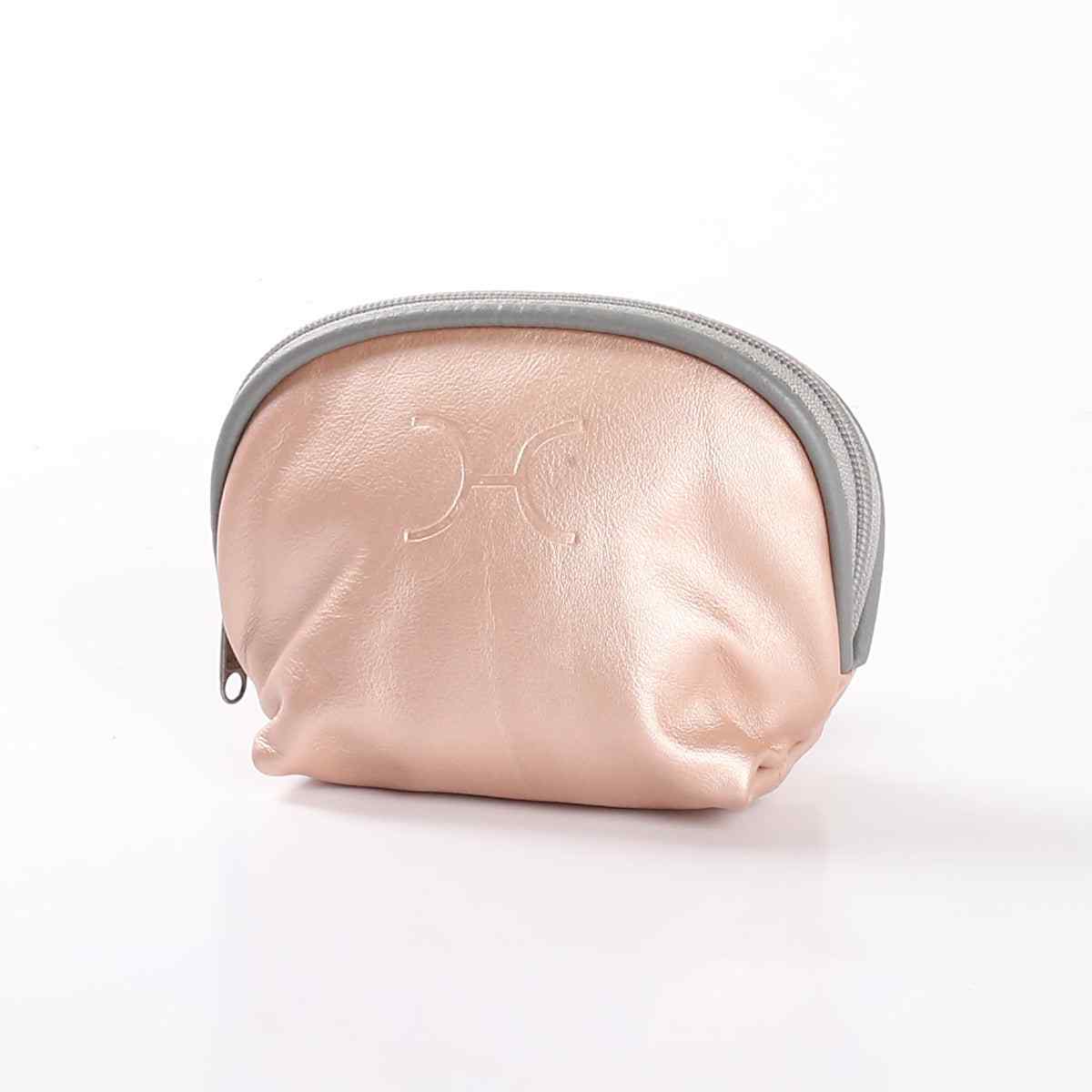 Thandana Metallic Leather Makeup Pouch - KaryKase