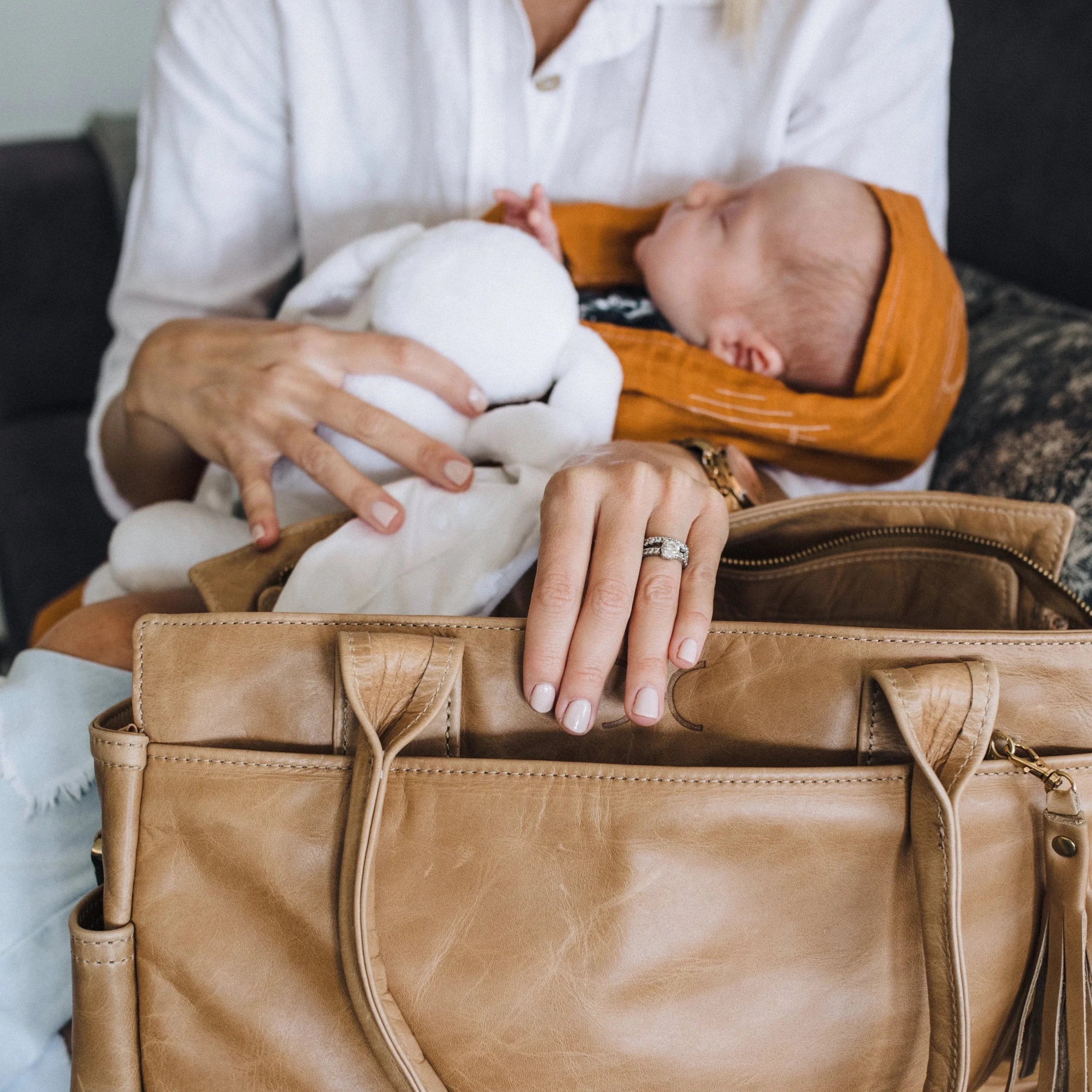 Thandana Noa Leather Handbag | Print Faux Fur - KaryKase