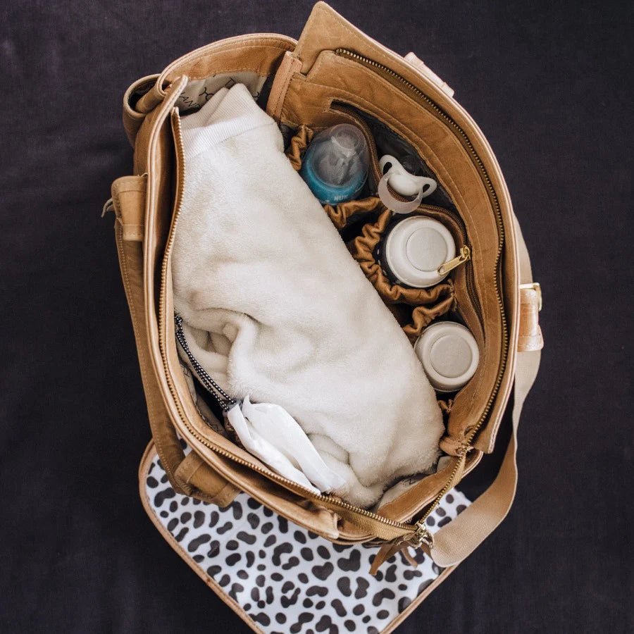 Thandana Noa Leather Handbag | Print Faux Fur - KaryKase