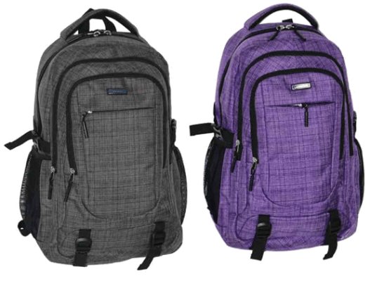 Tosca Edison Large 15.6" Business/School Backpack - KaryKase