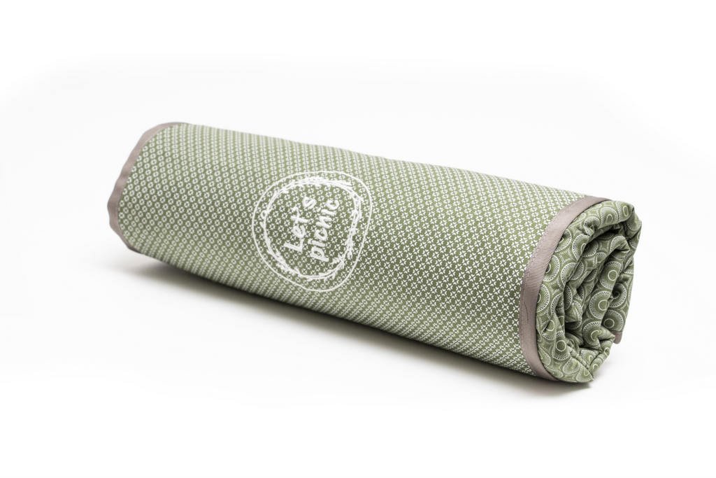 Yuppie Gift Baskets Let's Picnic Small Blanket | Green - KaryKase