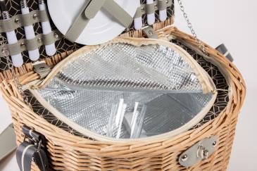 Yuppie Gift Baskets Moonlight Picnic Basket (2 Persons) - KaryKase