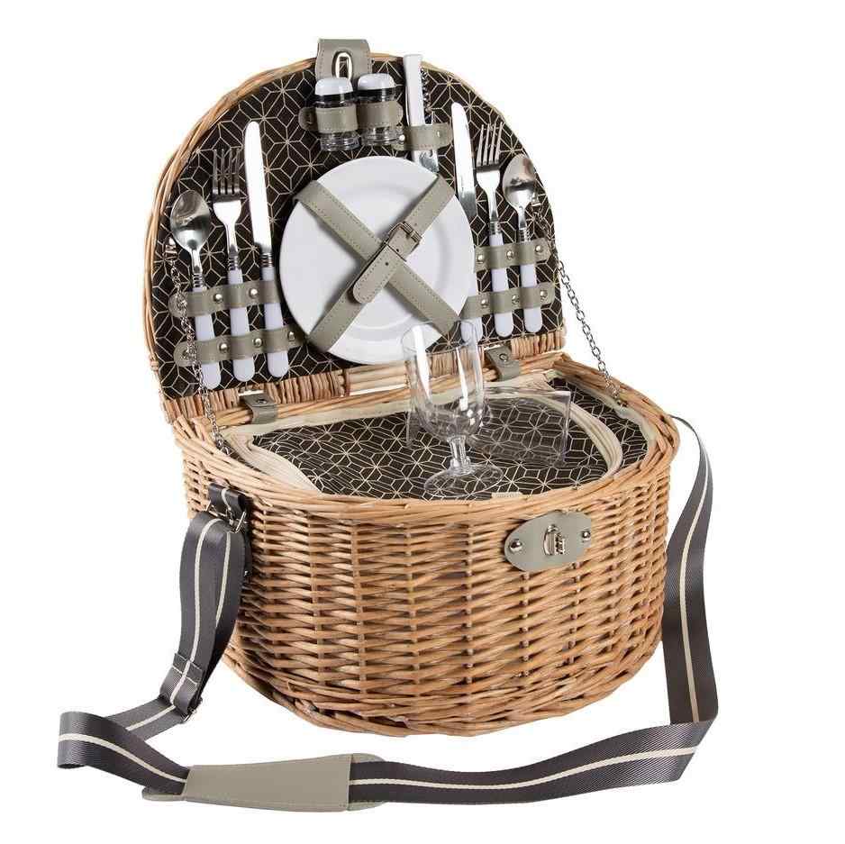 Yuppie Gift Baskets Moonlight Picnic Basket (2 Persons) - KaryKase