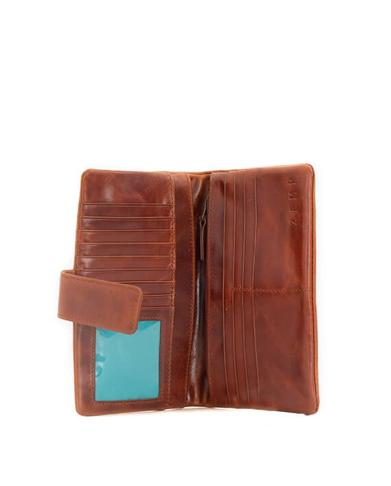 Zemp Carlene 15 CC Wallet | Chestnut - KaryKase